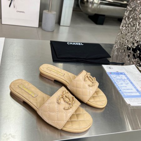 Chanel Fashion Flat Sandals Slide - Image 3
