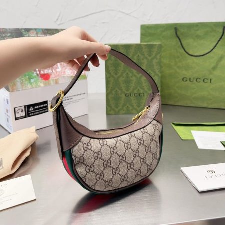 Gucci Ophidia Canvas & Leather Shoulder  Bags - Image 8