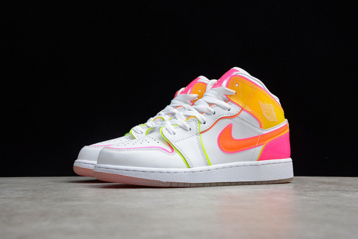 Air Jordan 1 Mid SE GS Edge Glow CV4611-100 - Image 11