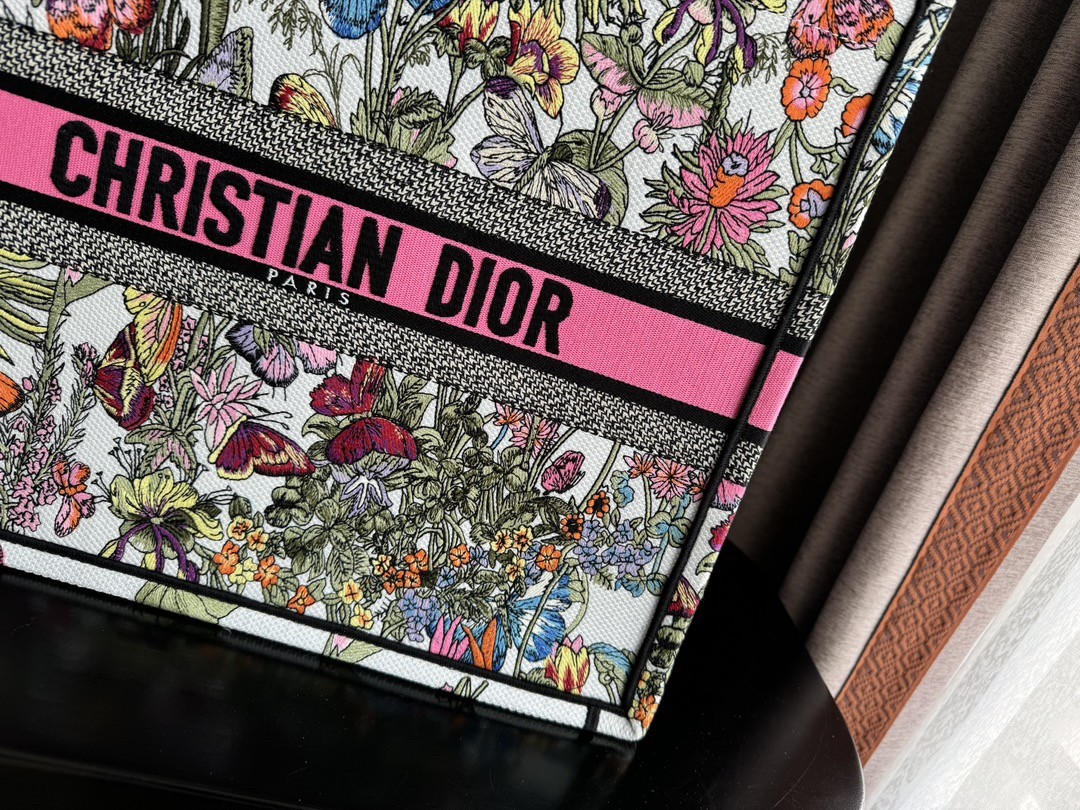 Dior Book Tote Bag Butterflies - Image 7