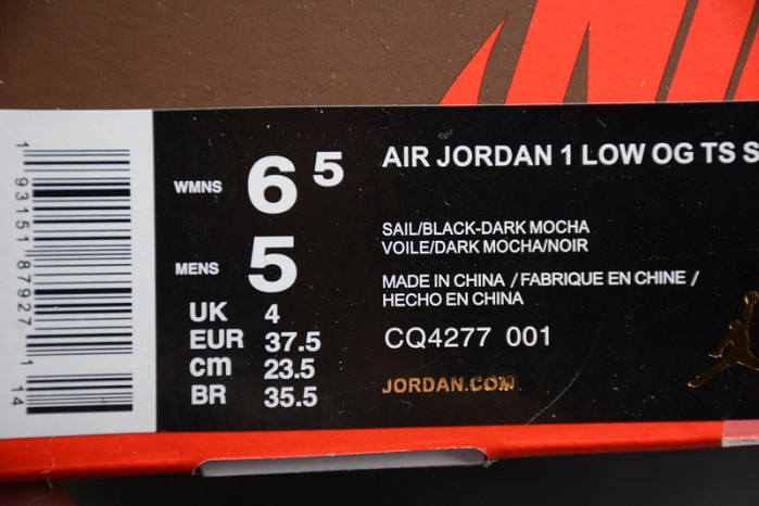Travis Scott Air Jordan 1 Low Dark Mocha CQ4277-001 - Image 13