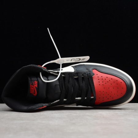 Air Jordan 1 Retro High OG Bred Toe 555088-610 - Image 4