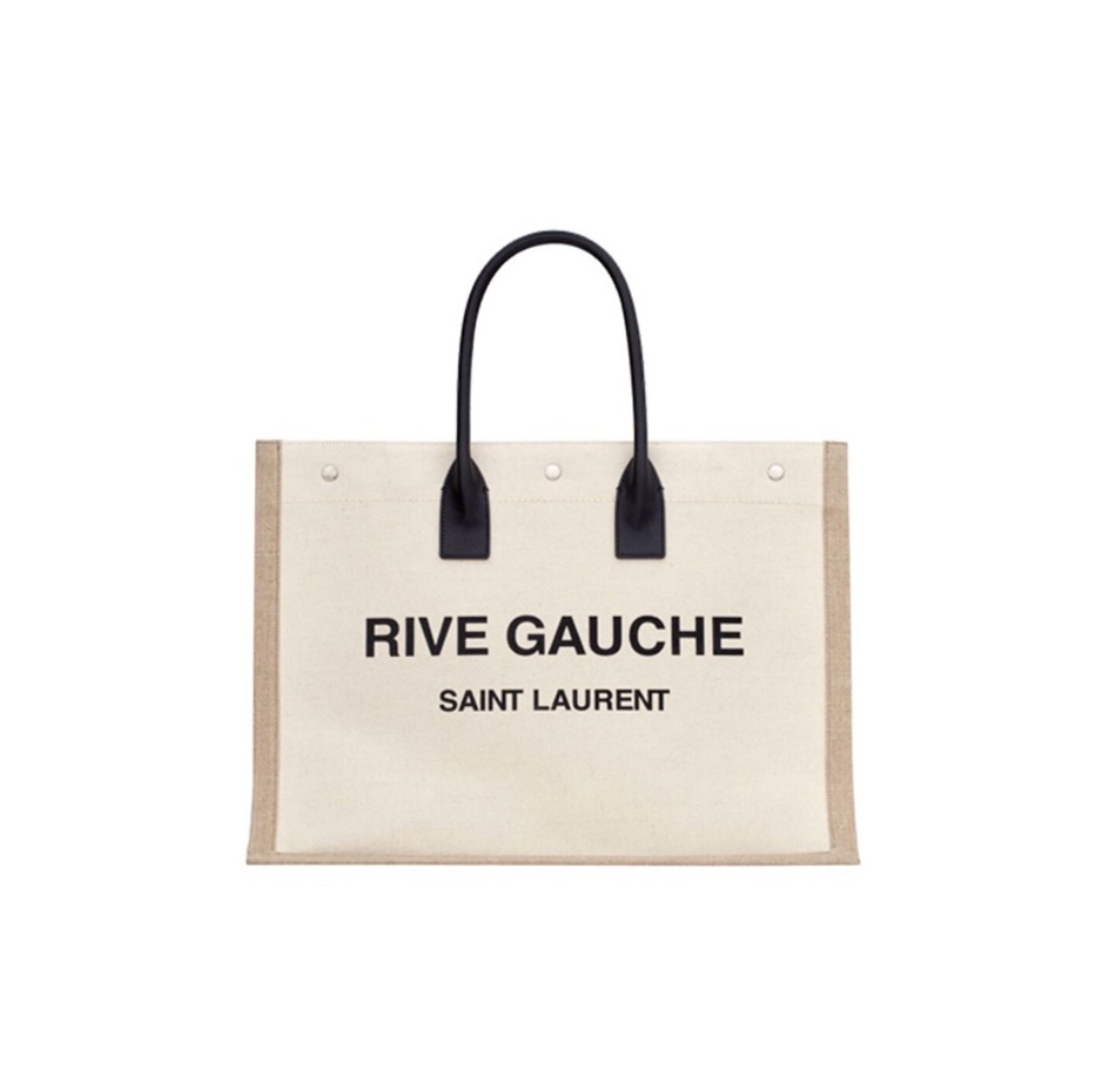Saint Laurent YSL  Rive Gauche canvas tote bag - Image 1