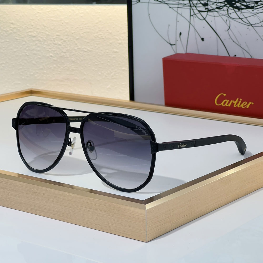 Cartier Aviator Metal Sunglasses Top quality - Image 7