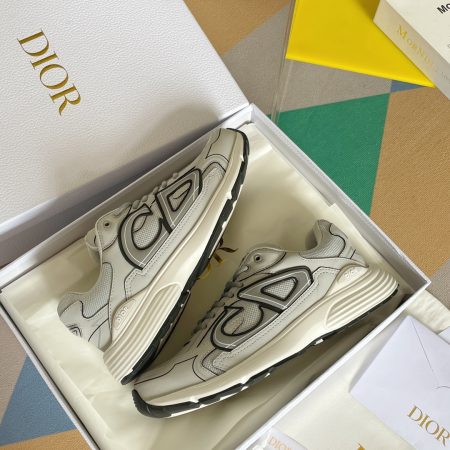 Dior B30 Dad Sneakers Gray (AAA High Quality Version) - Image 4