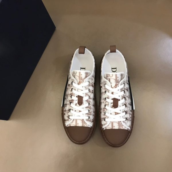 Dior B23 2022 New Style Low Top Logo Oblique Canvas 05