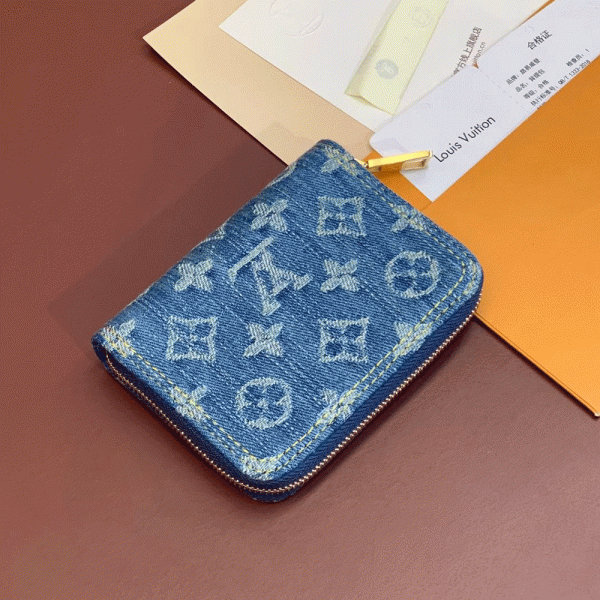 LV Monogram jacquard denim bag