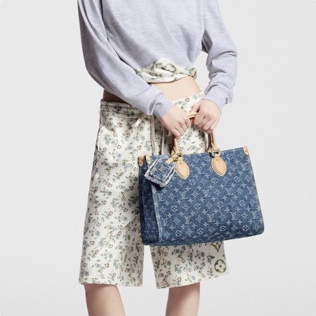 LV ONTHEGO Denim Bag M46871 - Image 2