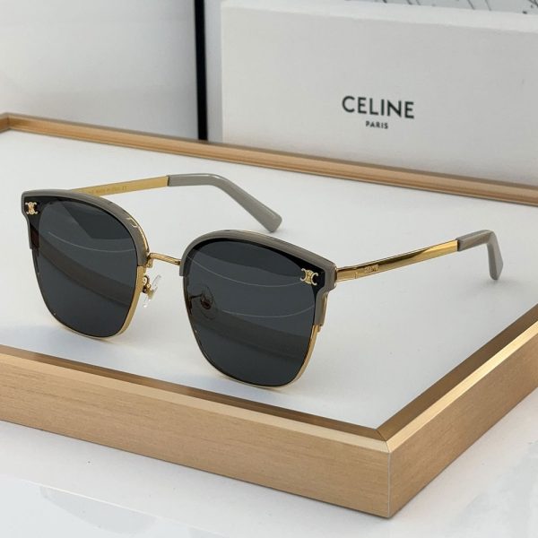 Celine  Metal Front Frame Logo  sunglasses Top quality