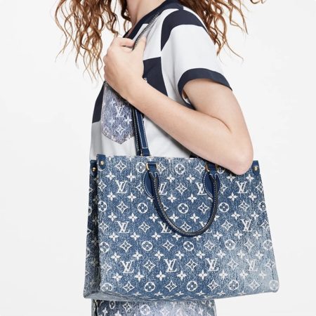 LV ONTHEGO Denim Bag M46871 - Image 4