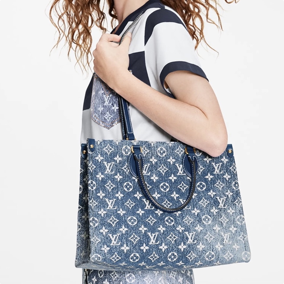 LV ONTHEGO Denim Bag M46871 - Image 4