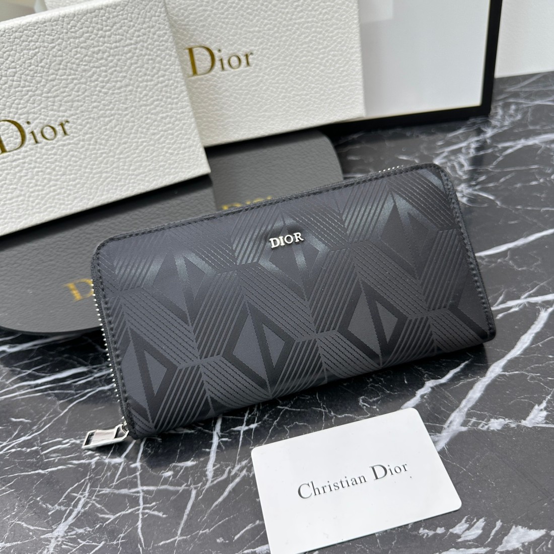 Dior Long Zippered Wallet - Image 11