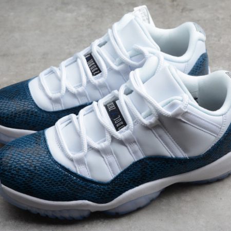 Air Jordan 11 Low Blue Snakeskin CD6846-102 - Image 13