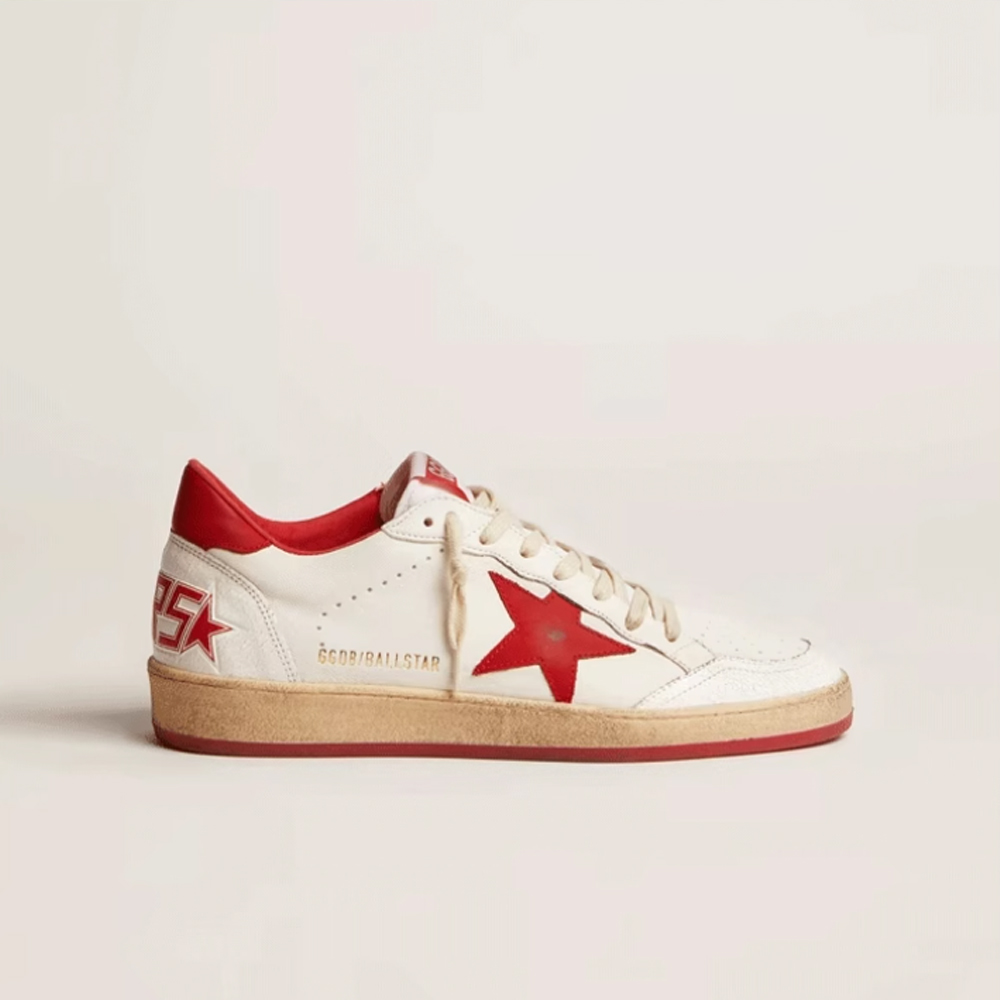 Golden Goose Ball Star Leather round-soled platform sneakers - Image 9