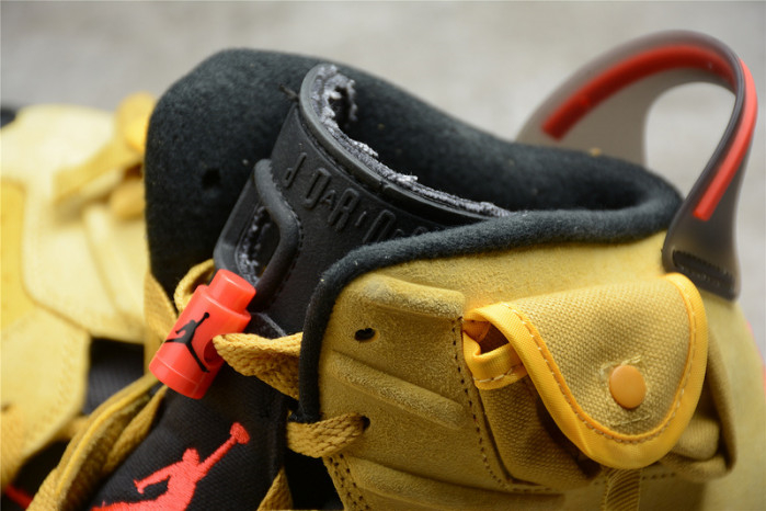 Travis Scott Air Jordan 6 yellow Cactus Jack CN1084-300 - Image 8