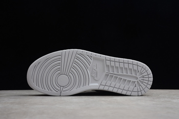 Air Jordan 1 Neutral Grey Hyper Crimson 555088-018 - Image 12