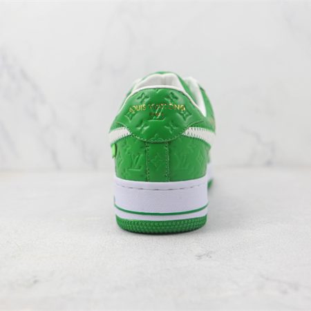 LV x Nike Air Force 1'07 LV8 Low "Green/white/LV Monogram" - Image 6