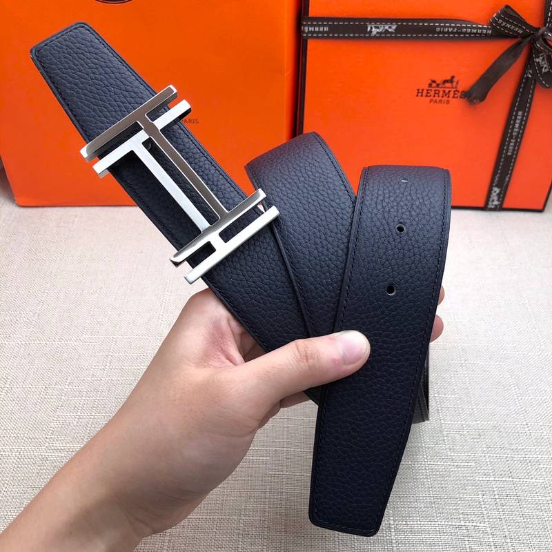Hermes H Belt Buckle & Reversible Black For Women, Women Belt 380MM - Image 7