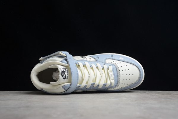 Kaws x Nike Air Force 1 07 Mid White Blue Black CW2308-211