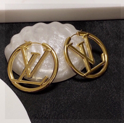 LV Louise Hoop Earrings - Image 7