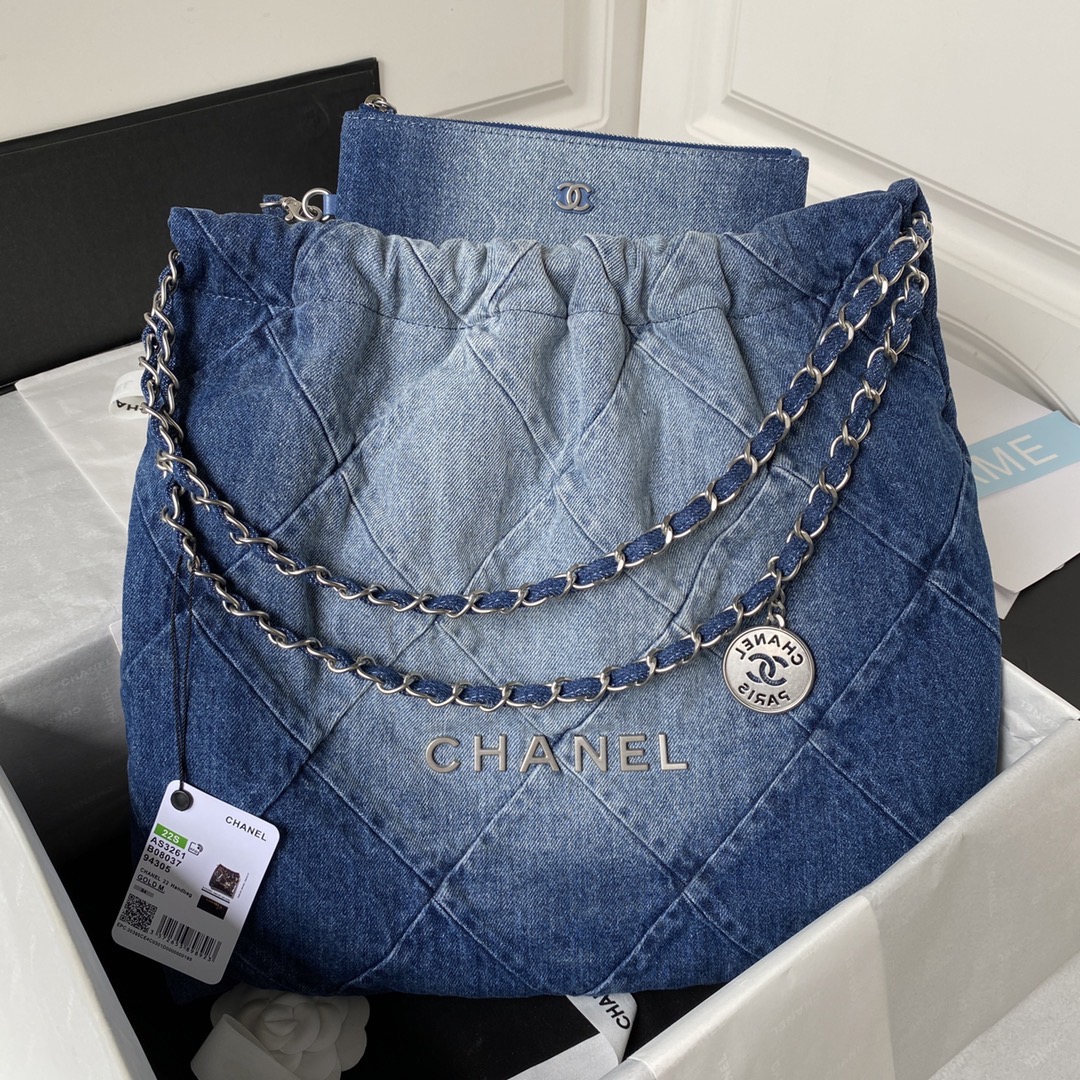 Chanel 22bag Old Denim - Image 2