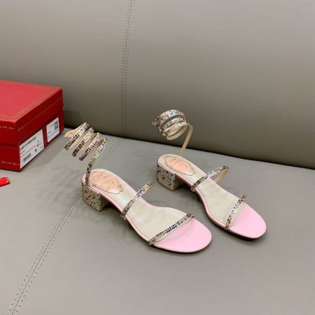 Rene Caovolla Juniper Metallic Sandals - Image 2