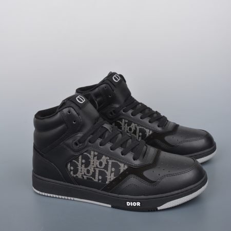 Dior B27 Sneakers High-Top Black (AAA High Quality Version)
