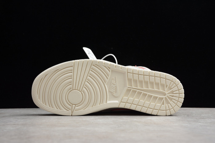 Air Jordan 1 Phantom Sail University Red 555088-160 - Image 3