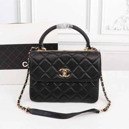 Chanel Flap Bag Trendy CC With Top Handle - Image 3