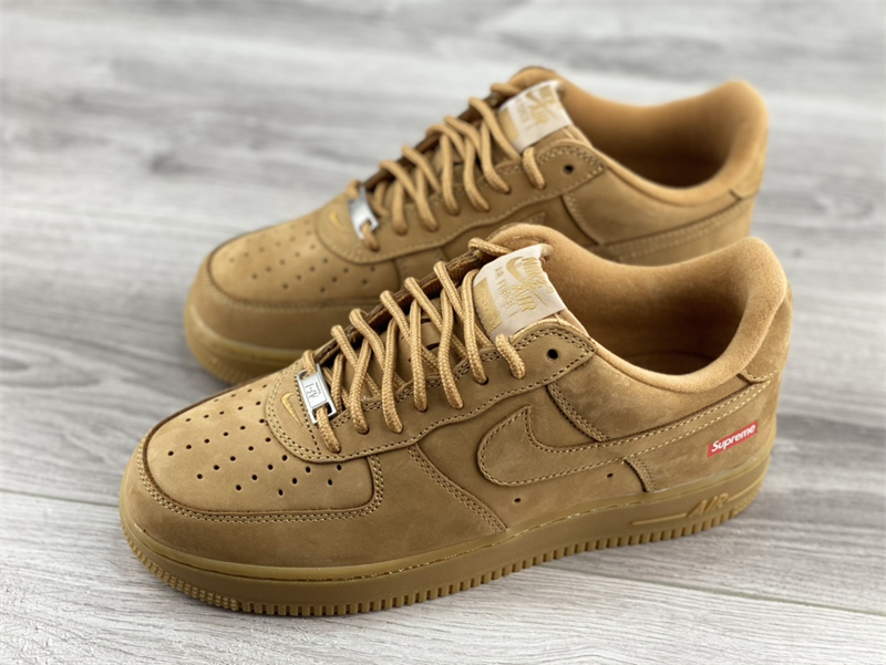 SUPREME X AIR FORCE 1 LOW SP WHEAT DN1555-200 - Image 7