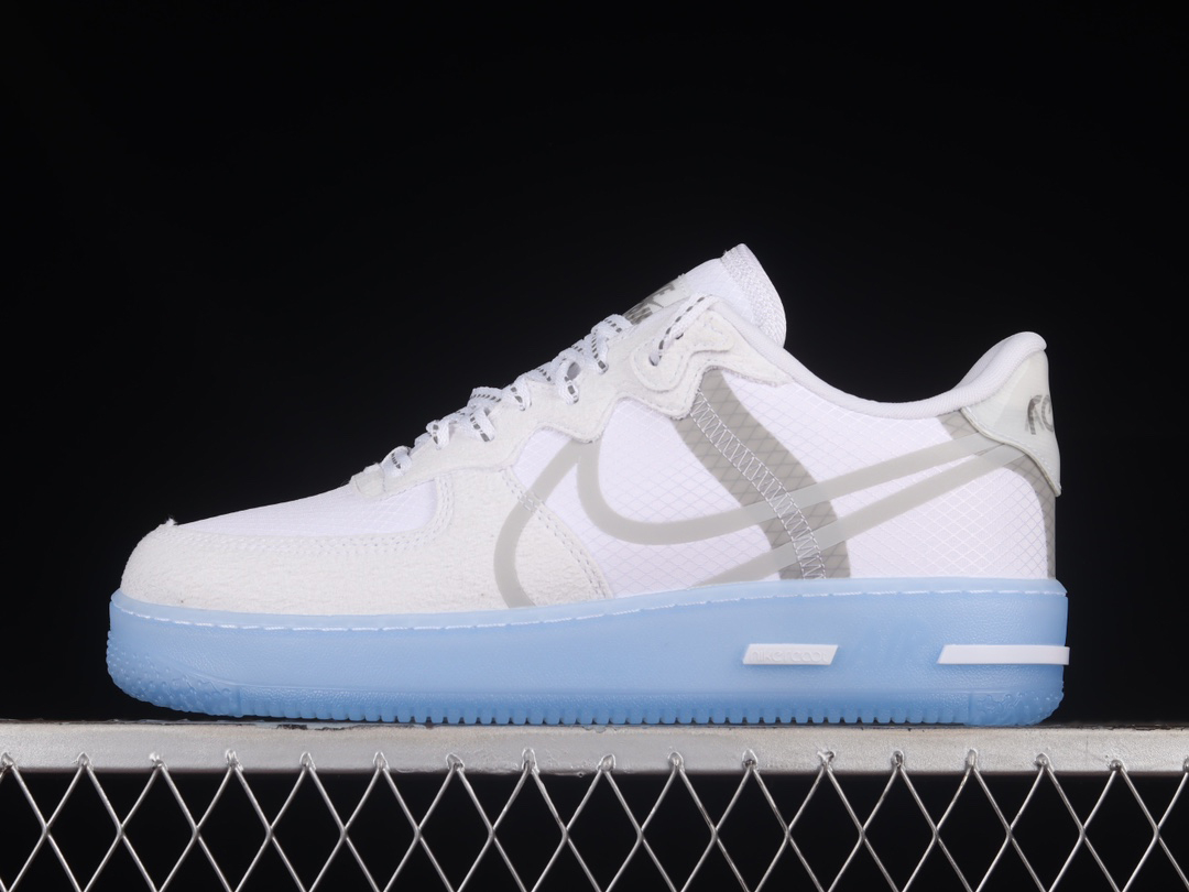 Nike Air Force 1 React White Light Bone CQ8879-100 - Image 1