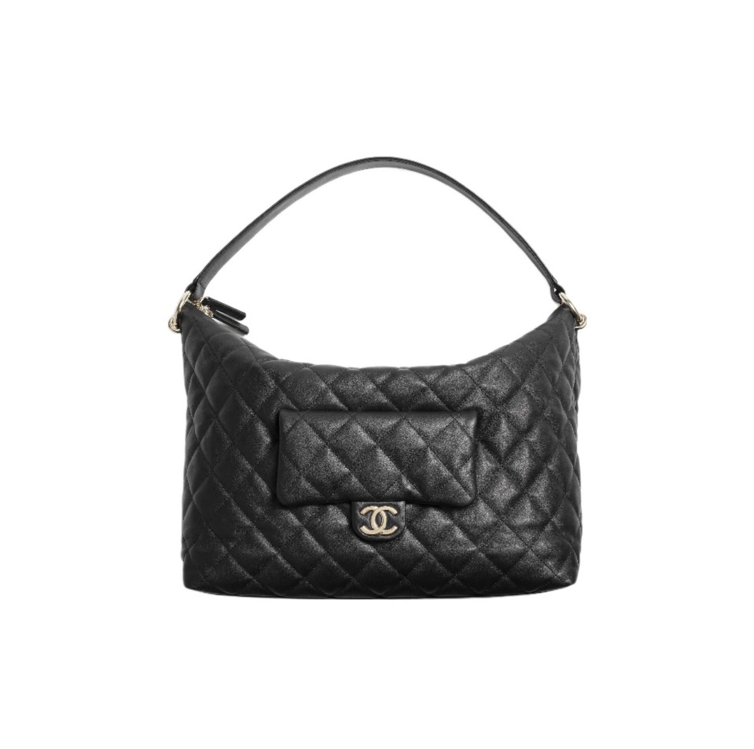 Chanel Hobo Calf Leather Shoulder Bag Handbag - Image 1