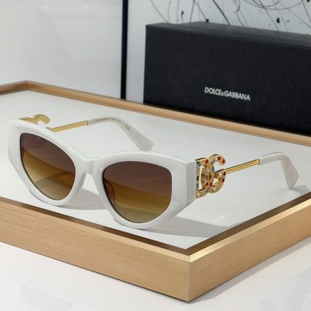 DOLCE & GABBAN DG Large Logo With Metal Mirror legs Sunglasses Top quality - Image 5