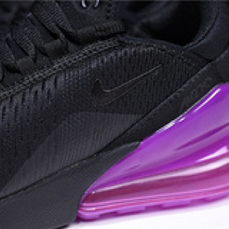 Nike womens Air Max 270 black purple AH6789 016 - Image 16