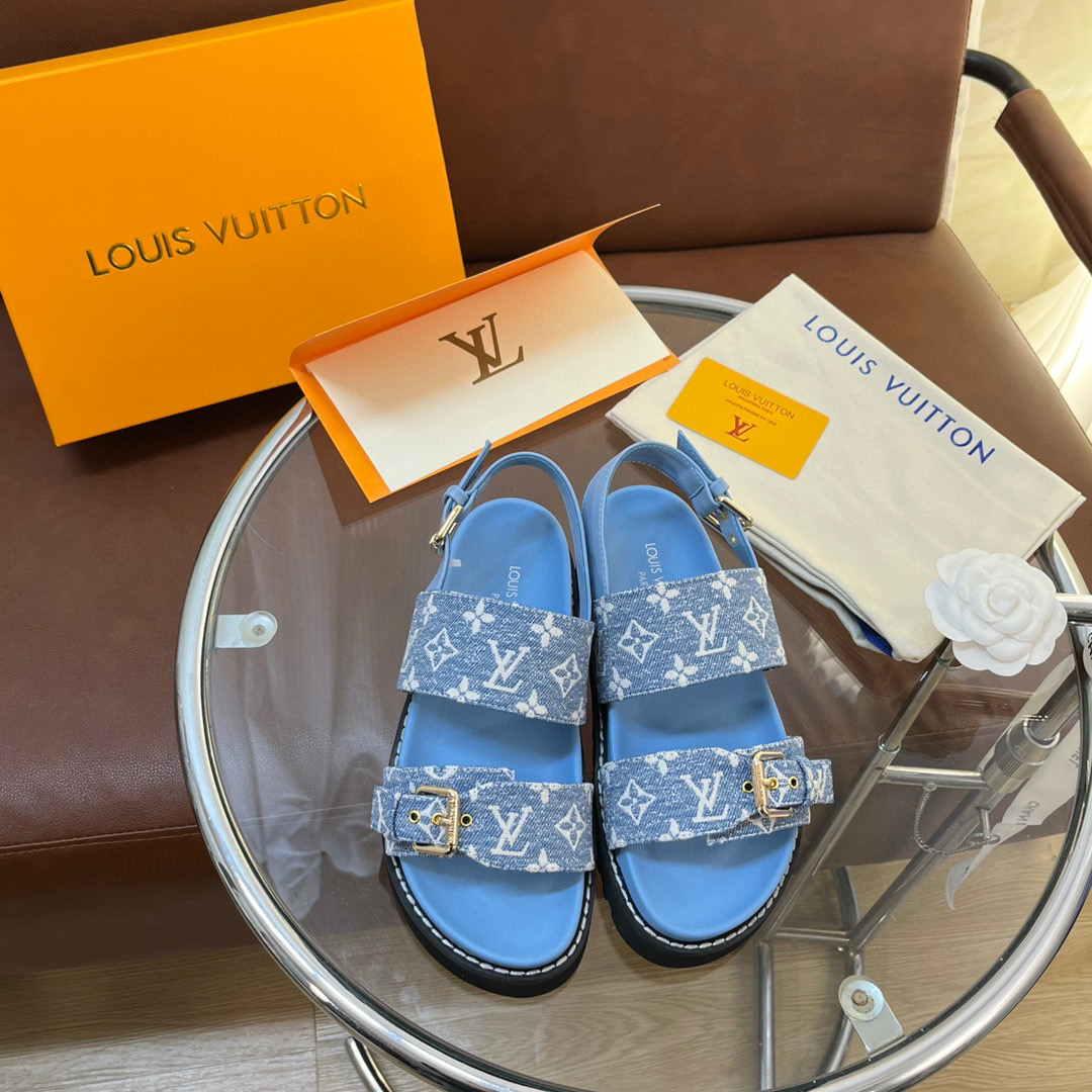 LV Sunset Beach Sandals Slide - Image 5