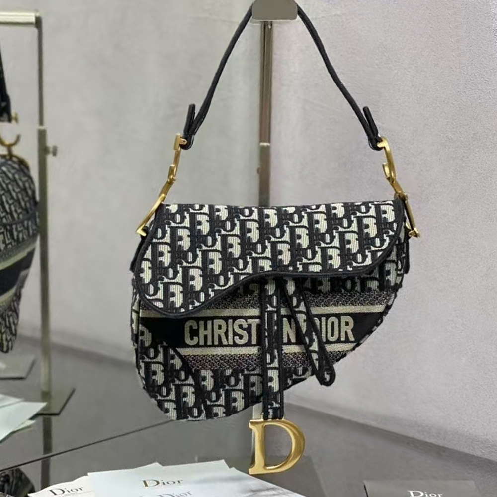 Dior Saddle Bag With Strap - Image 13