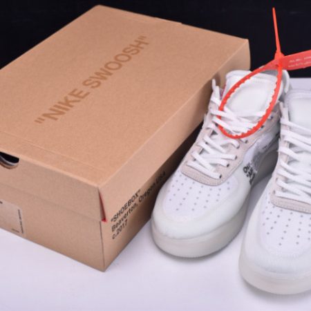 NIKE AIR FORCE 1 LOW OFF-WHITE All White AO4606-100 - Image 4