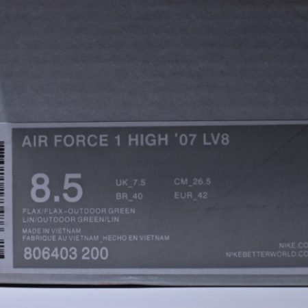 Nike AIR FORCE 1 HIGH 07 LV8 FLAX - 806403-200 - Image 3
