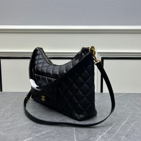 Chanel Hobo Calf Leather Shoulder Bag Handbag - Image 5