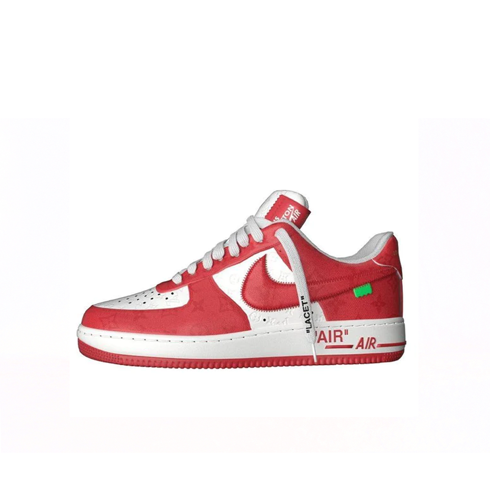 Nike Air Force 1 Low LV Monogram Brown Damier Azur - Image 9