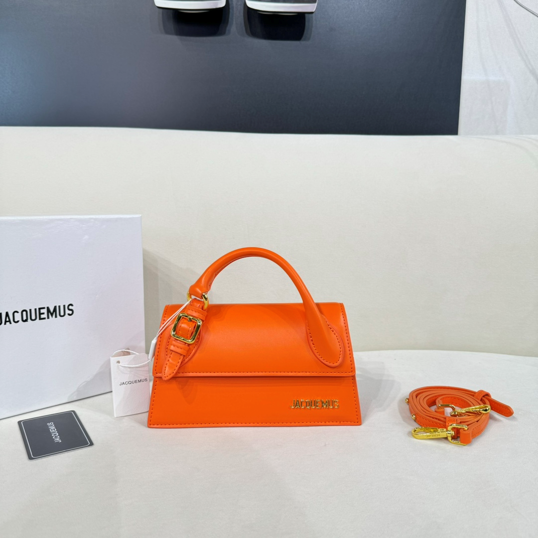 Jacquemus Le chiquito Leather Shoulder Handbag - Image 8