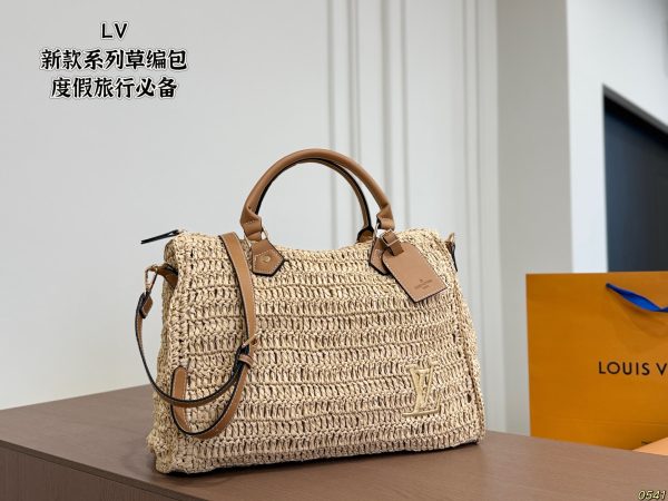 LV's New Straw Bag