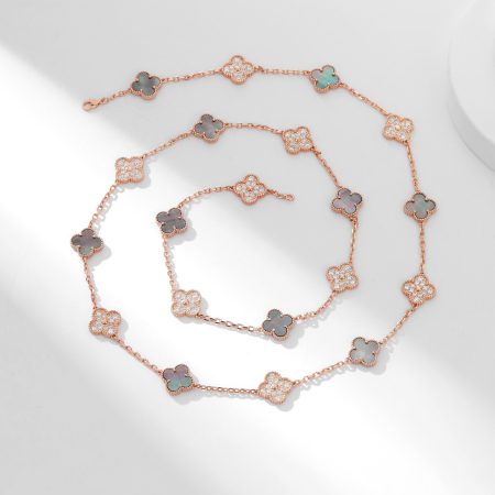 Van Cleef&Arpels VCA Vintage Alhambra long necklace, 20 motifs - Image 4
