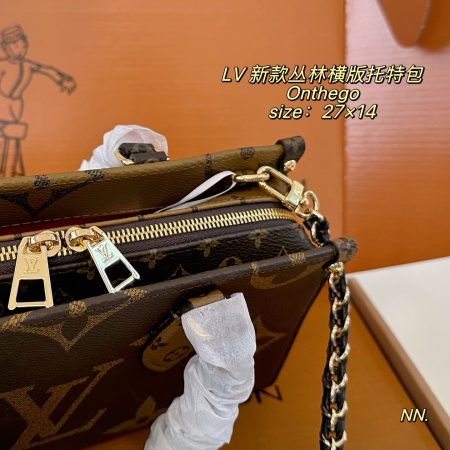 LV OnTheGo East West Chain Monogram Bag - Image 8