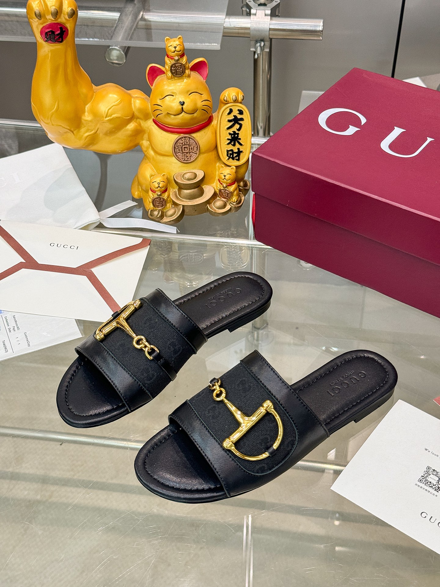 Gucci Horsebit Women Bulk Slide Sandals - Image 6