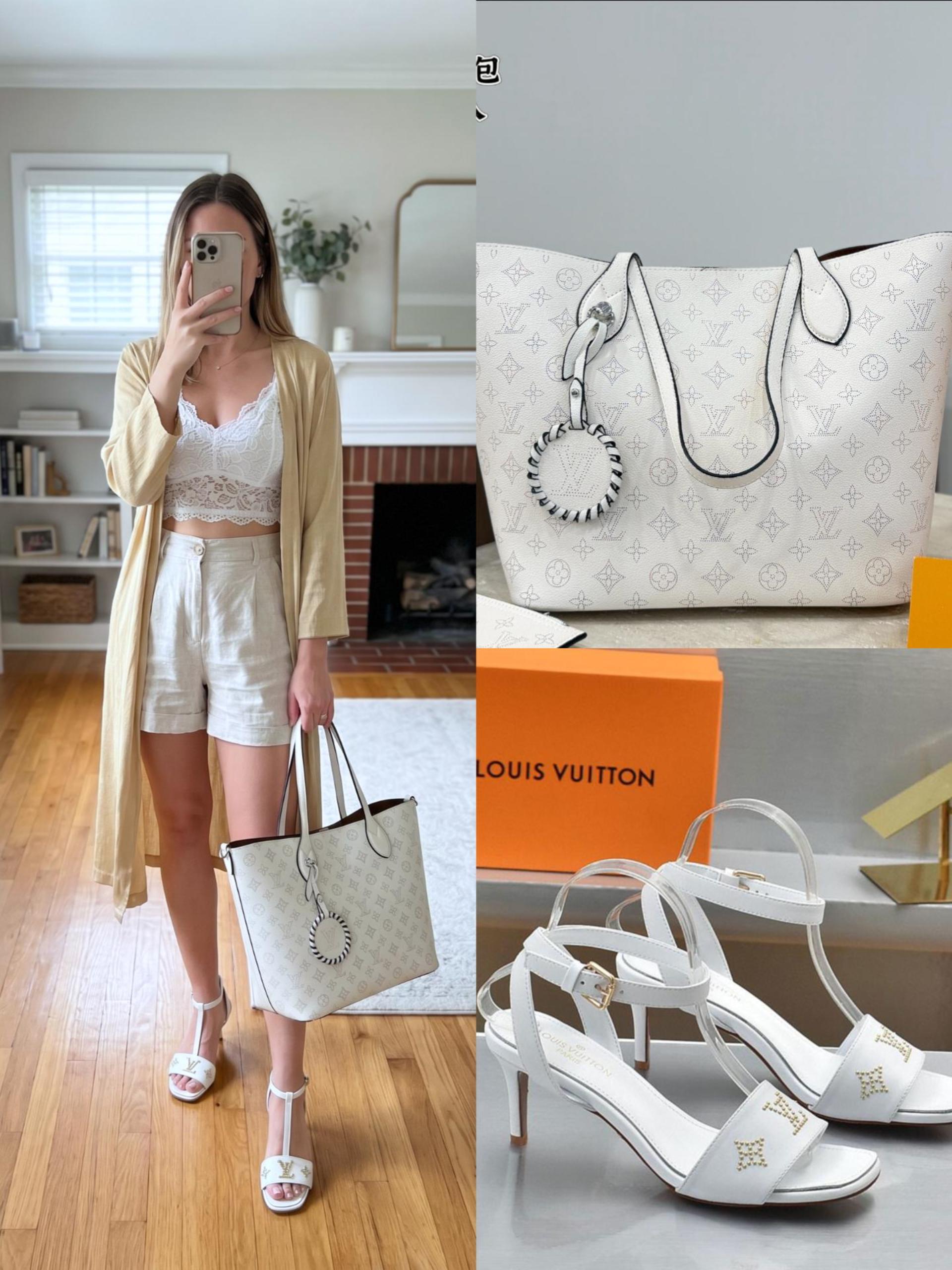LV Shoes & Bag Set - Image 1