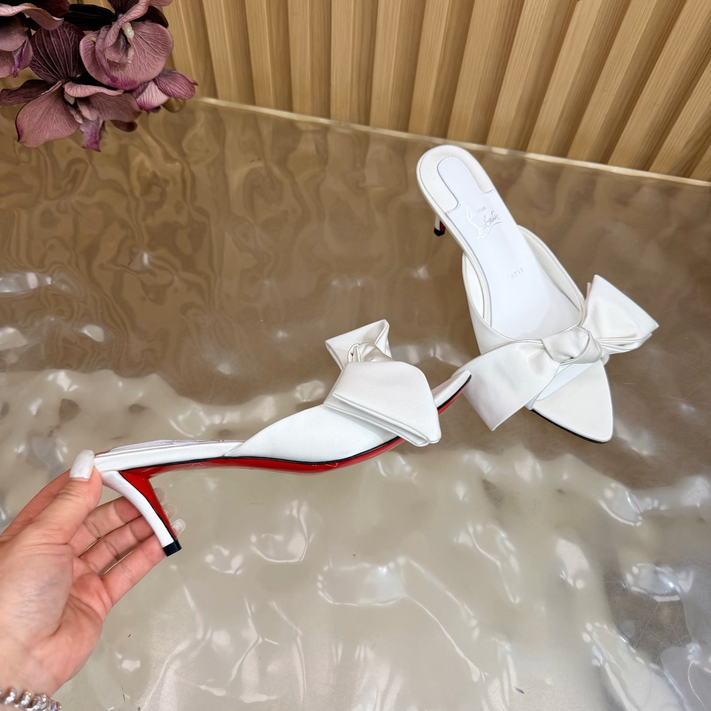 Christian Louboutin MulazeeFloral Mules - Image 14