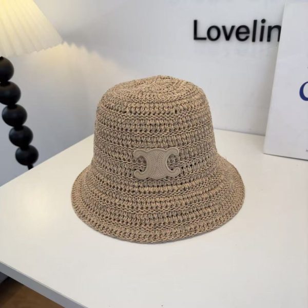 Céline Knitted Boater Hat