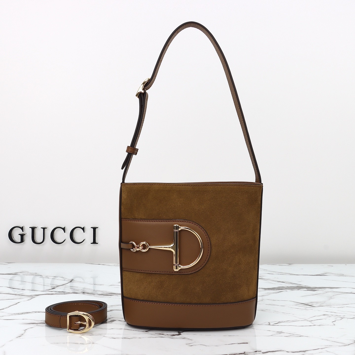 Gucci Horsebit embellished leather shoulder bag - Image 4