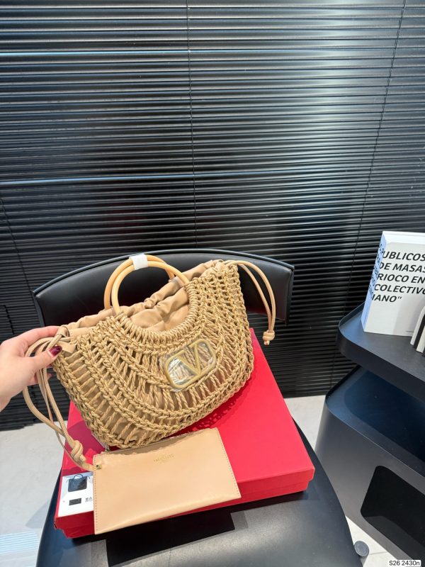 Valentino Straw Handbag